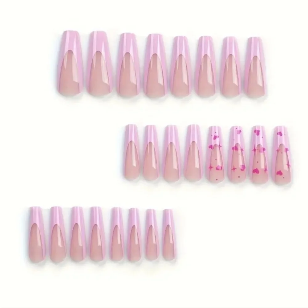 24 Pieces Fake press on nails